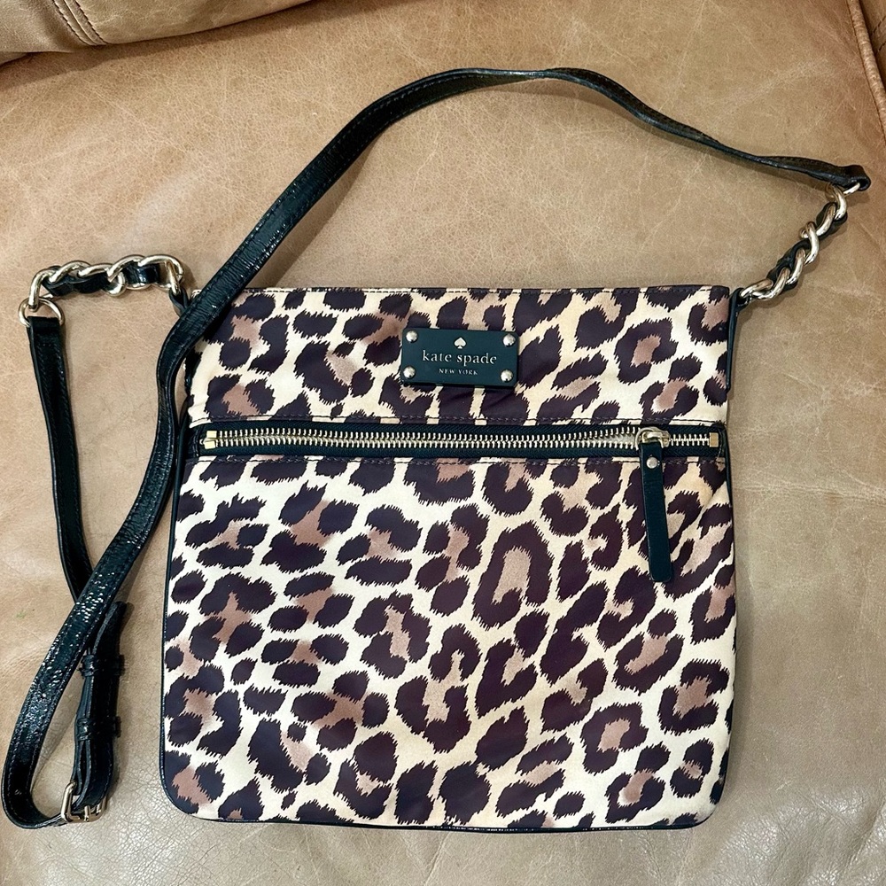 Kate Spade Leopard Copa Cabana Ellen Crossbody